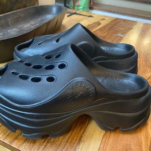 Adidas by Stella McCartney black clogs